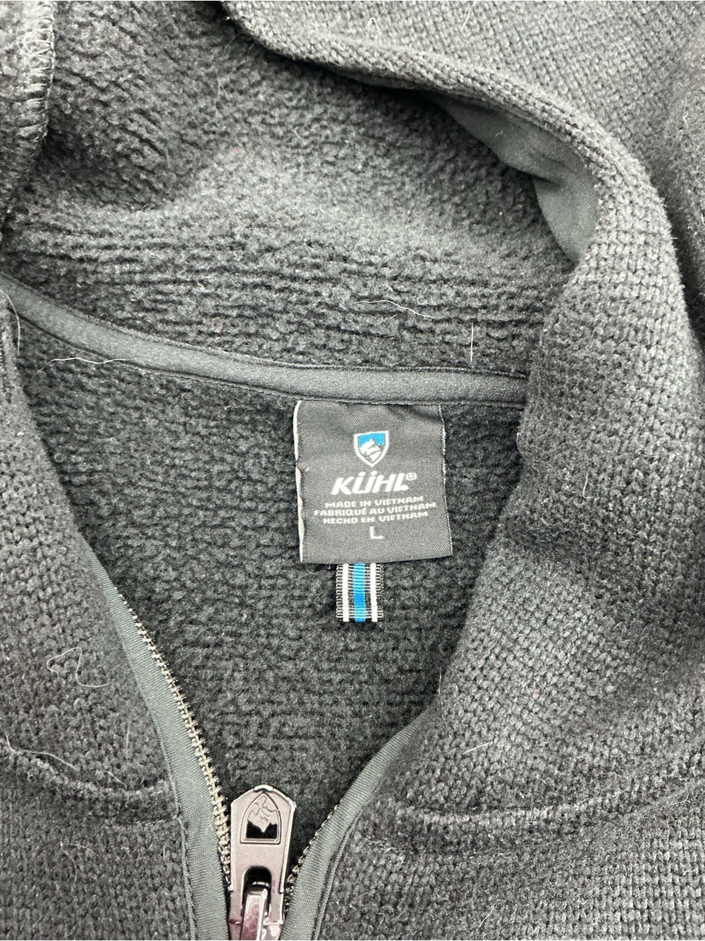 Kuhl Women's Dark Charcoal Gray Zip Hoodie - Picture 3 of 6